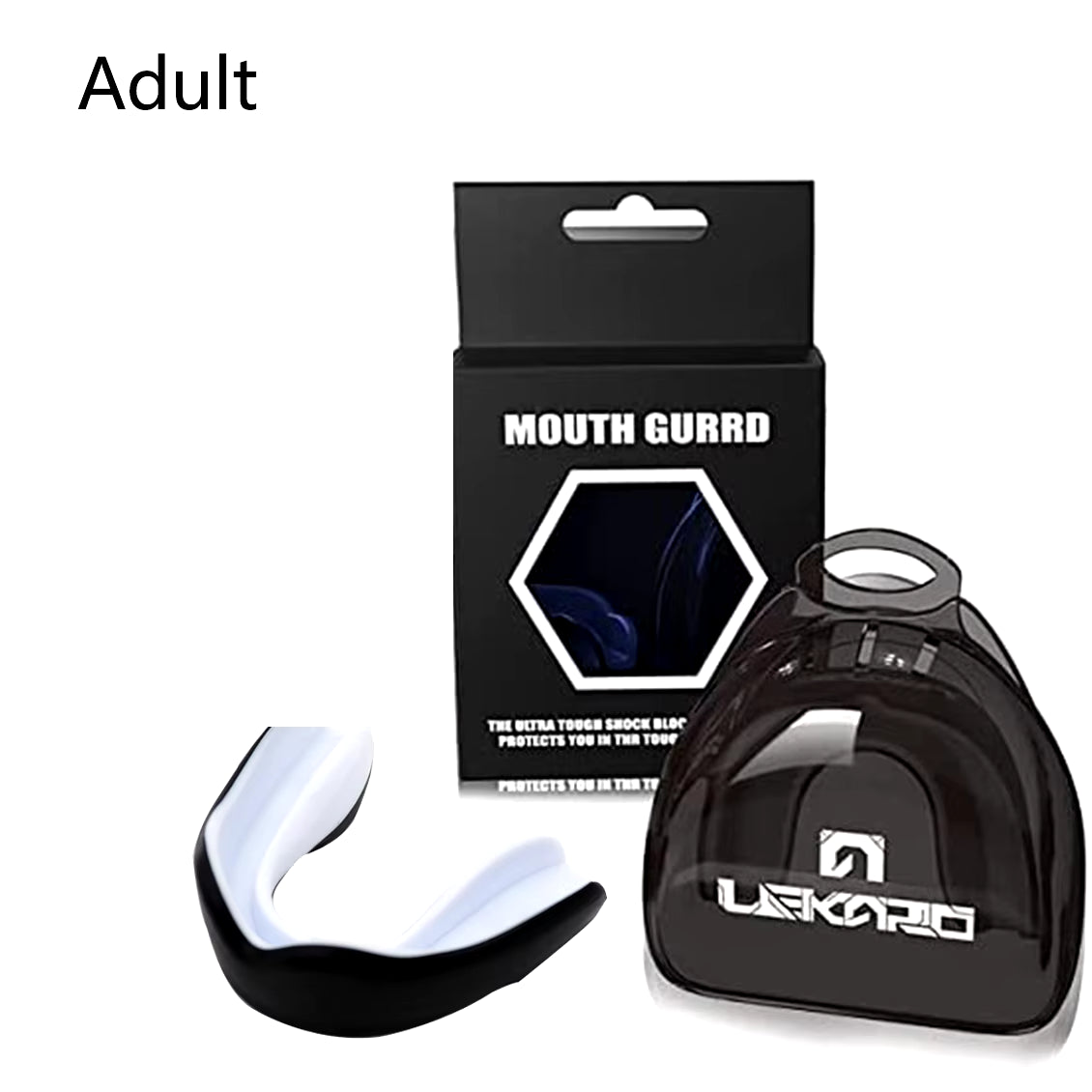 Adult Sports Eva Mouthguard Boxing Tooth Protection Set Mma Fighting Mouth Gear Basketball Football Mouthguard Muay Thai Braces