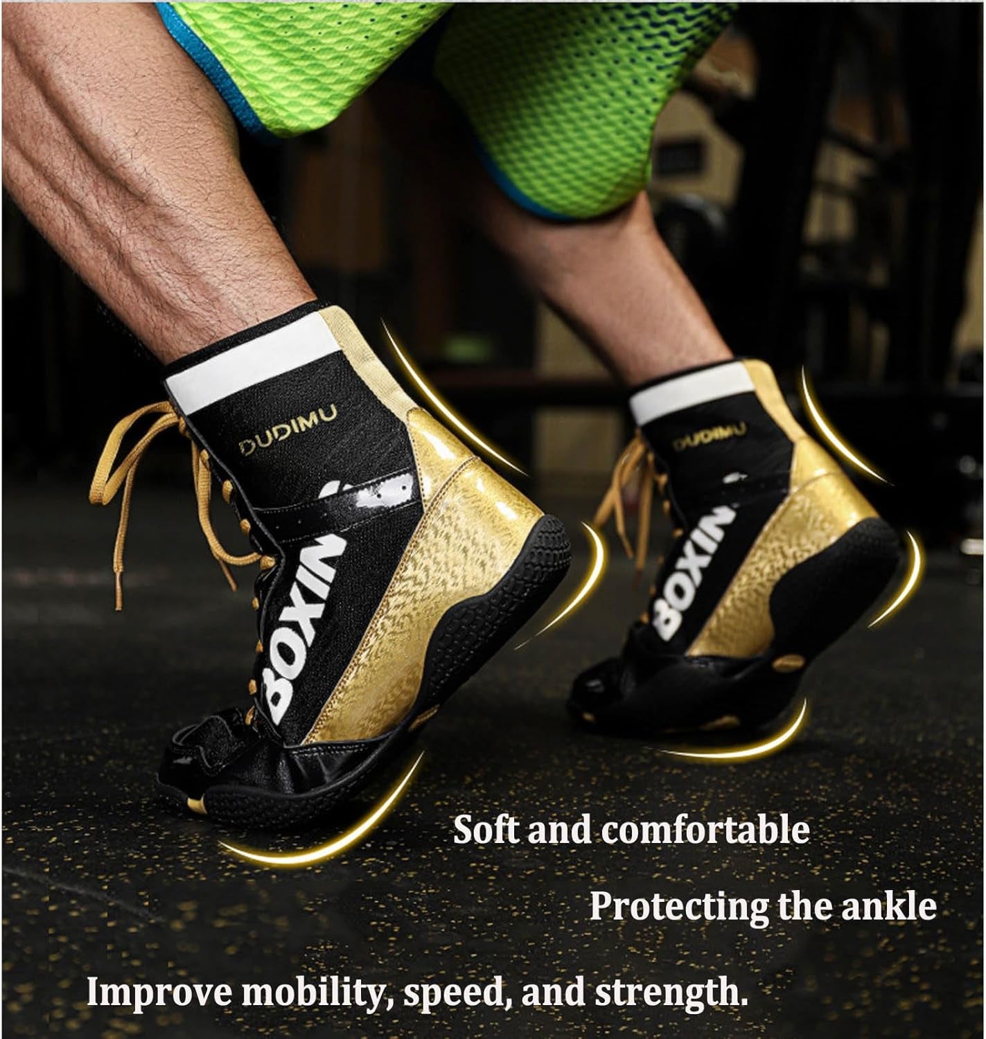 Professional Boxing Shoes Men'S and Women'S Breathable Wrestling Shoes Training Shoe for Adult Non Slip Fitness Sneakers