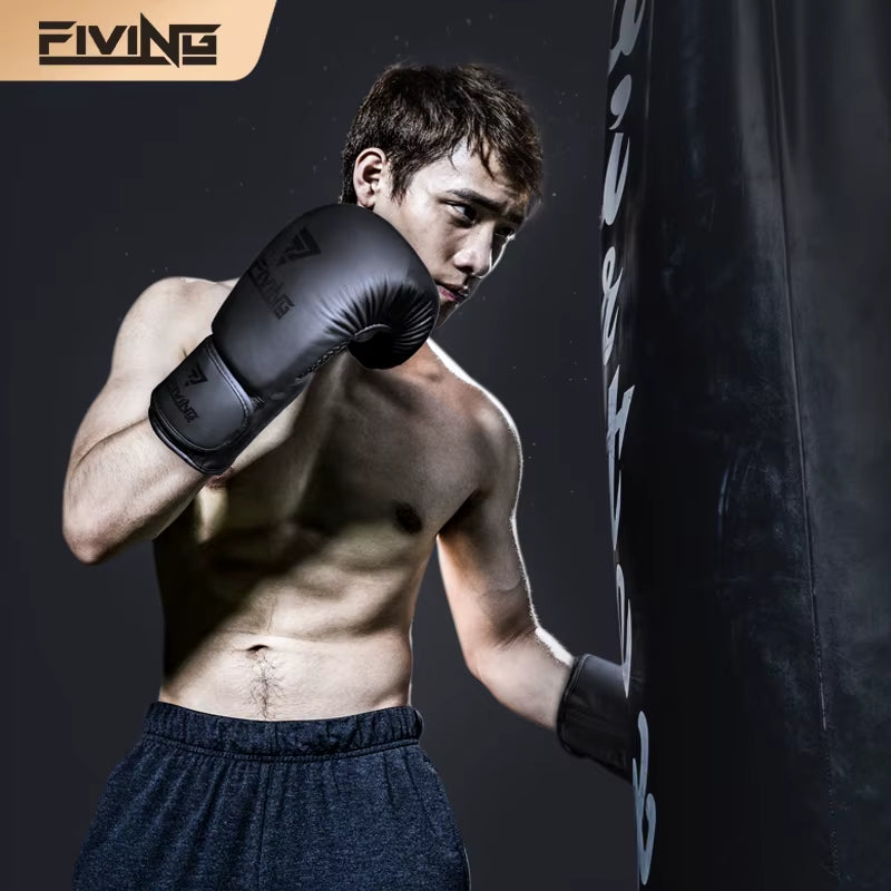 New Pro Boxing Gloves for Women Men Sanda Training Sandbags Muay Thai Combat Fight Adults Kickboxing Gloves