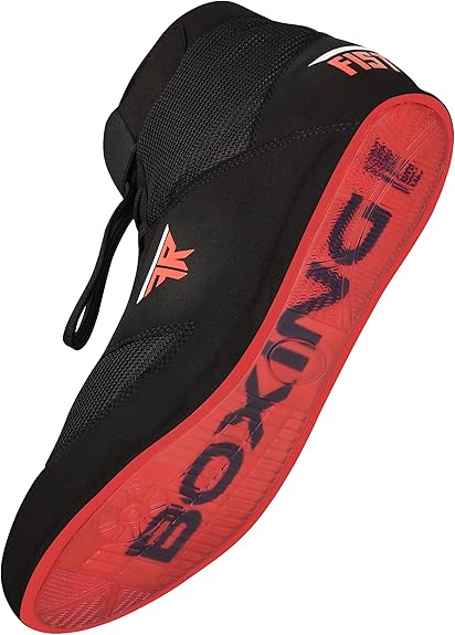 FISTRAGE Boxing Shoes Lightweight Leather Fight Boots