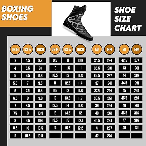 Lightweight Breathable Lace up Boxing Training Shoes with High Support