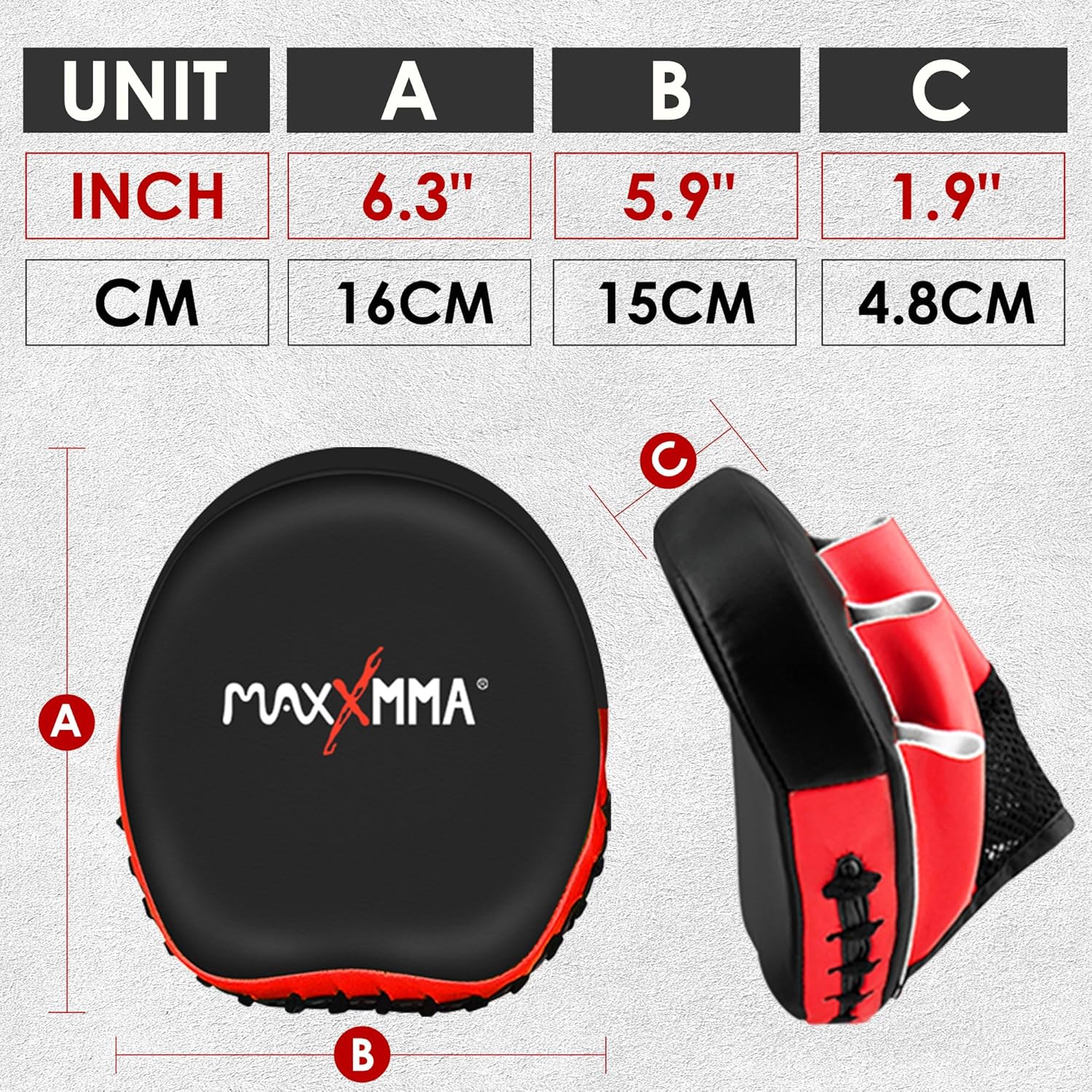 Boxing Punch Mitts by Micro MMA Premium Training Gear