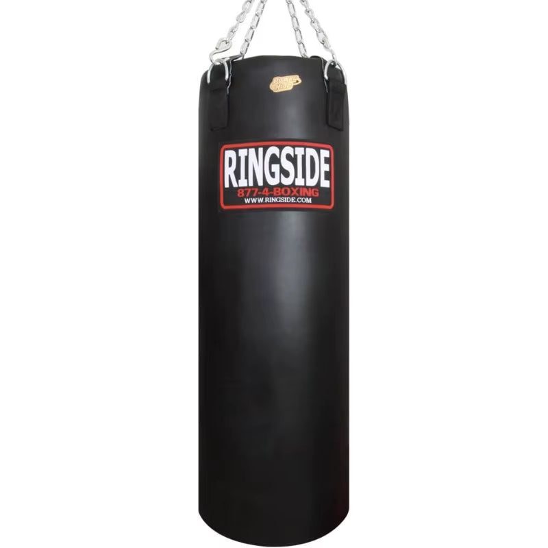 Ringside 100-Pound Powerhide Boxing Punching Heavy Bag (Soft Filled) Black, 100 LBS