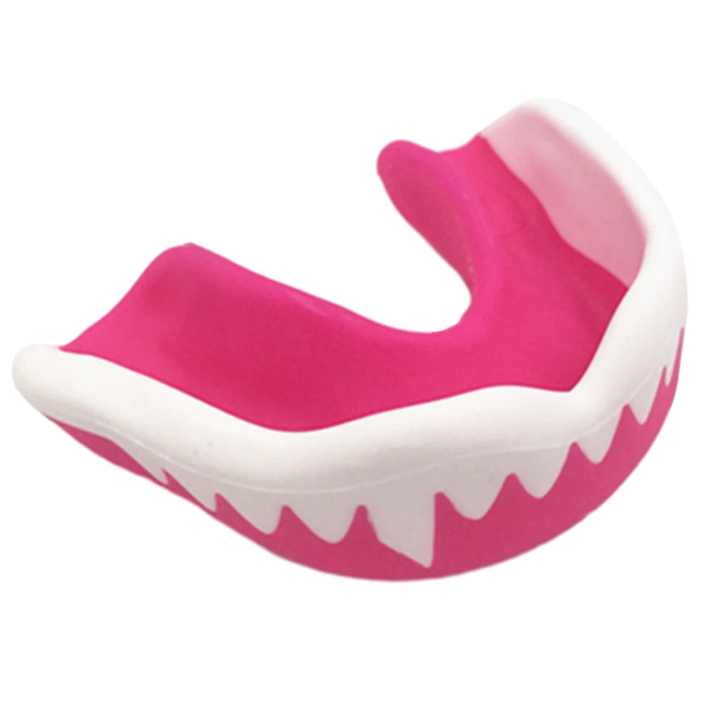 Boxing Gum Shield Mouth Guard with Storage Box MMA Martial Arts Mouth Guard Adults Junior Mouth Guard for Contact Combat Sport