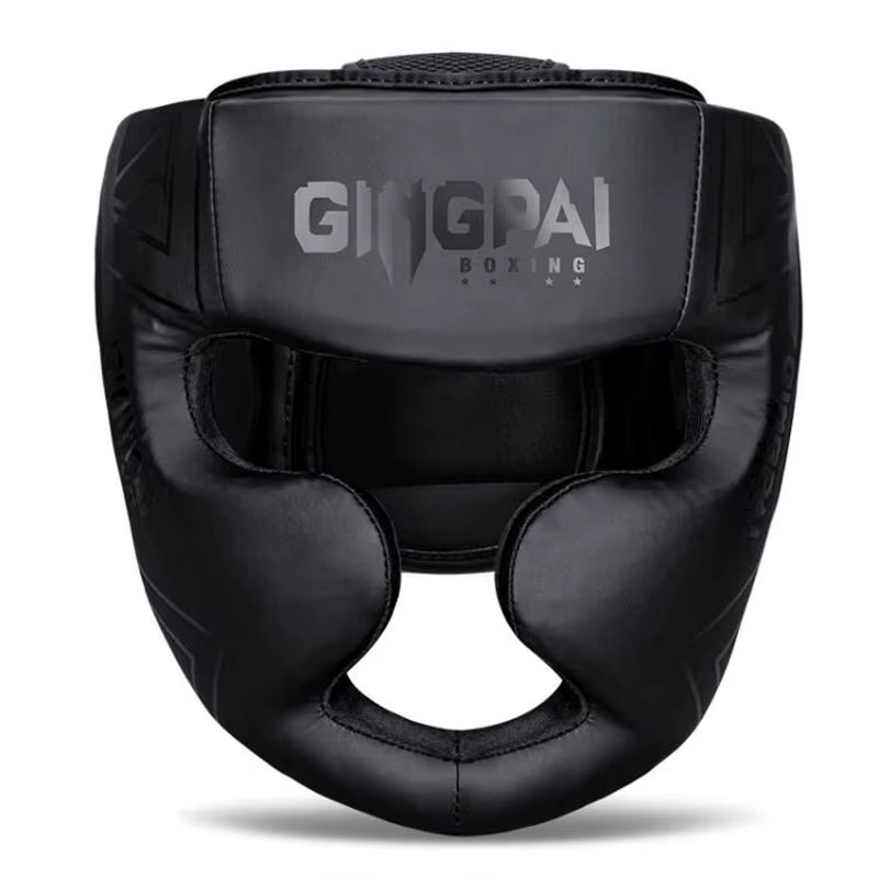 Gingpai Durable Muay Thai Kickboxing Helmet Impact-Resistant Trainer