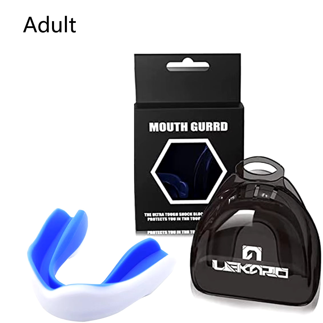 Adult Sports Eva Mouthguard Boxing Tooth Protection Set Mma Fighting Mouth Gear Basketball Football Mouthguard Muay Thai Braces