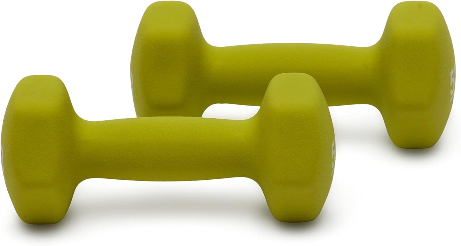 Neoprene Dumbbell Hand Weights for Exercise and Muscle Toning