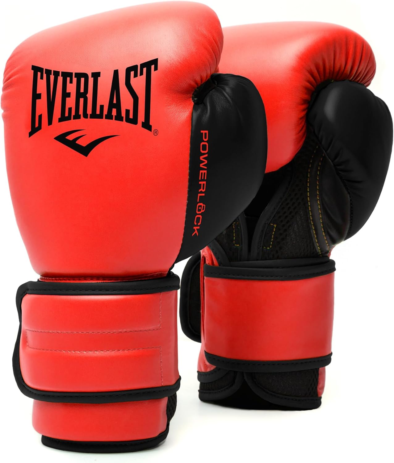 EVERLAST Powerlock Hook & Loop Gloves Secure Fit for Boxing, MMA & Fitness Training