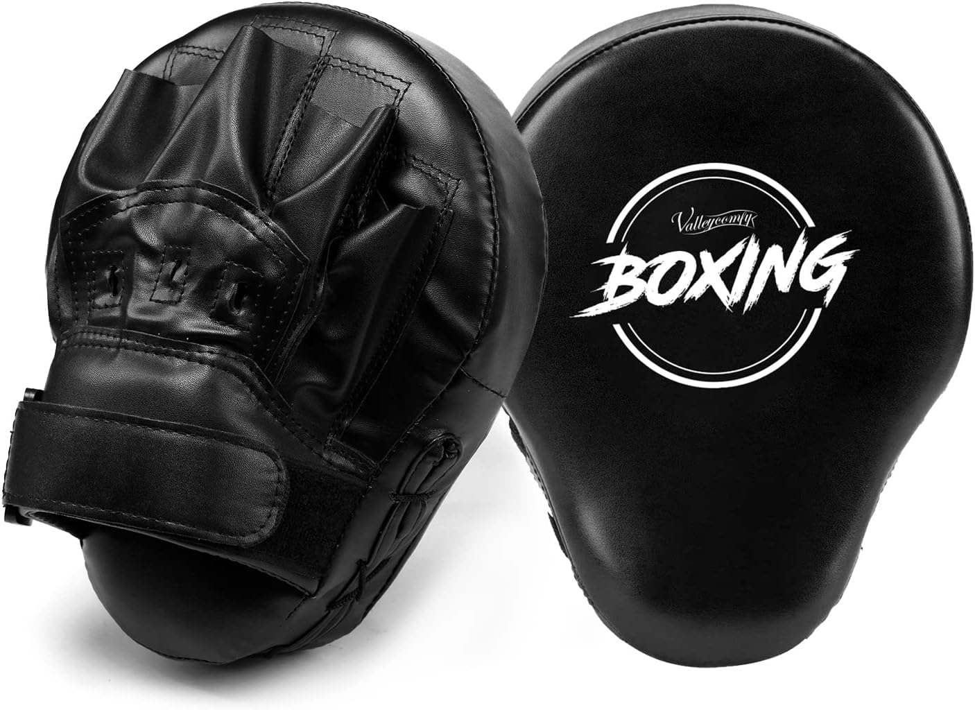 Boxing Curved Focus Punching Mitts- Leatherette Training Hand Pads