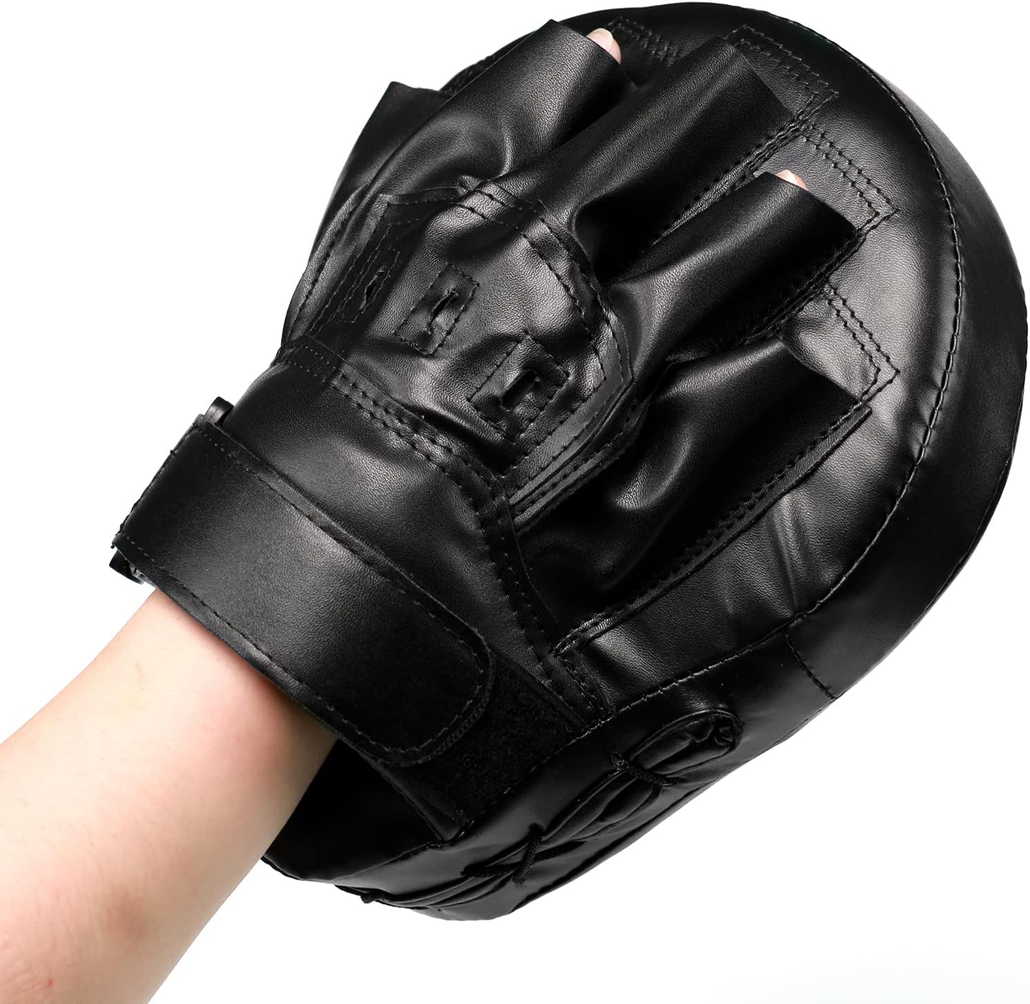 Boxing Curved Focus Punching Mitts Leatherette Training Hand Pads