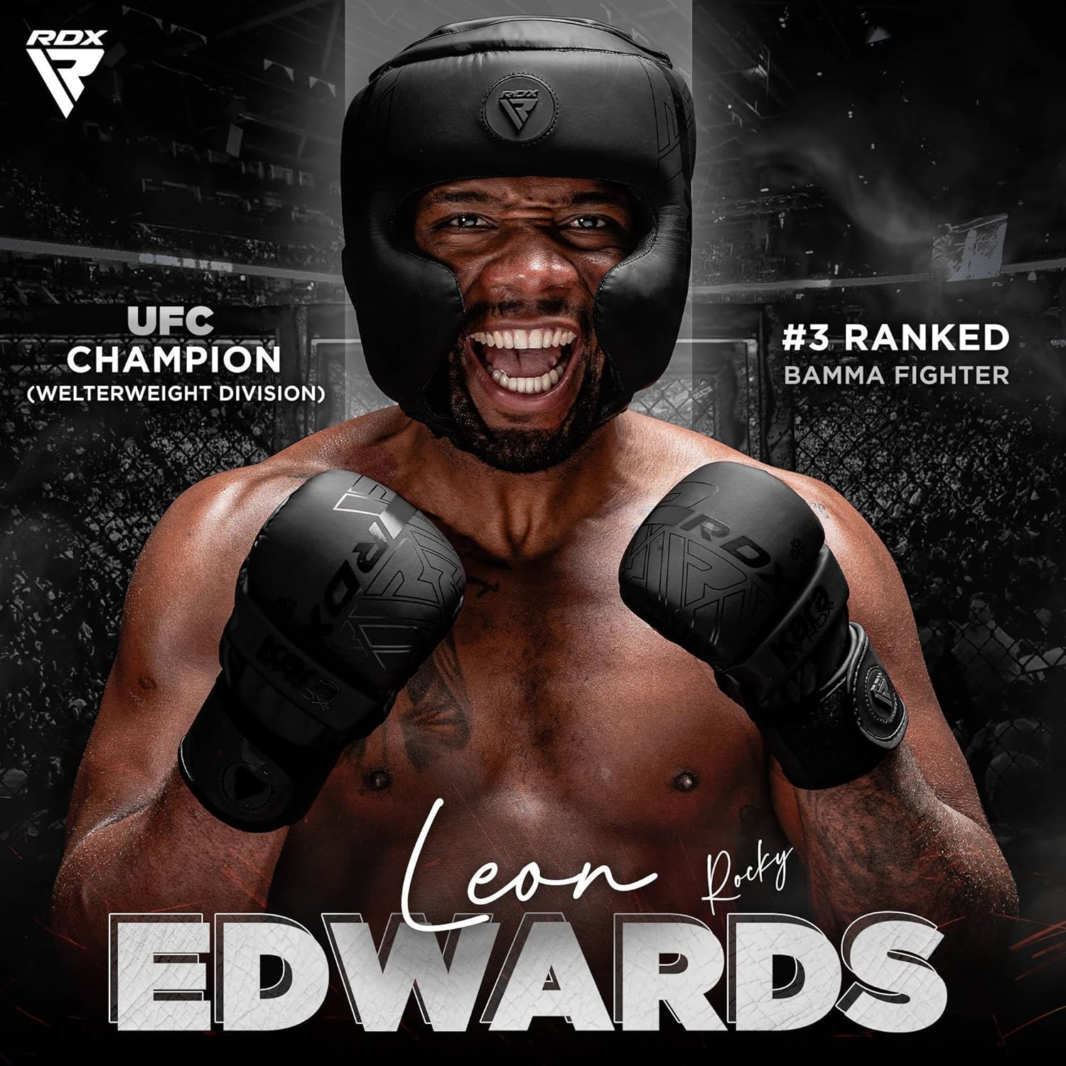 RDX Boxing Headgear for MMA Training, Adjustable Padded 