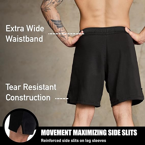 Elite BJJ Shorts for Men MMA & Jiu Jitsu Training Wear
