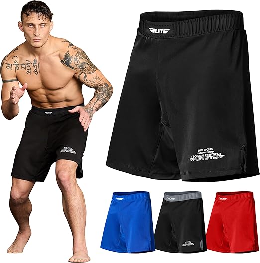 Elite BJJ Shorts for Men MMA & Jiu Jitsu Training Wear