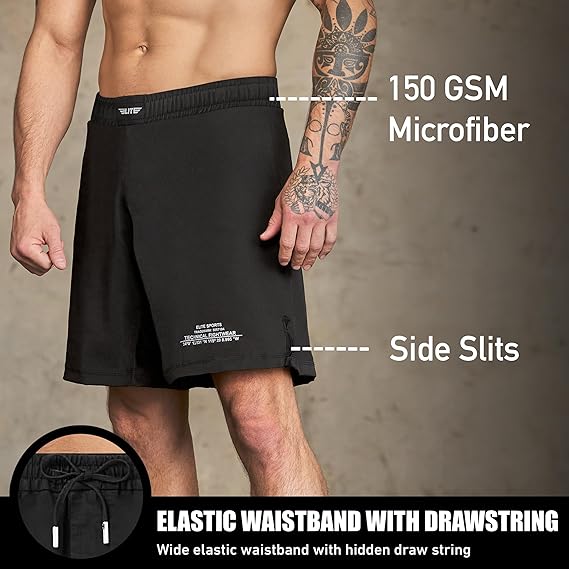 Elite BJJ Shorts for Men MMA & Jiu Jitsu Training Wear