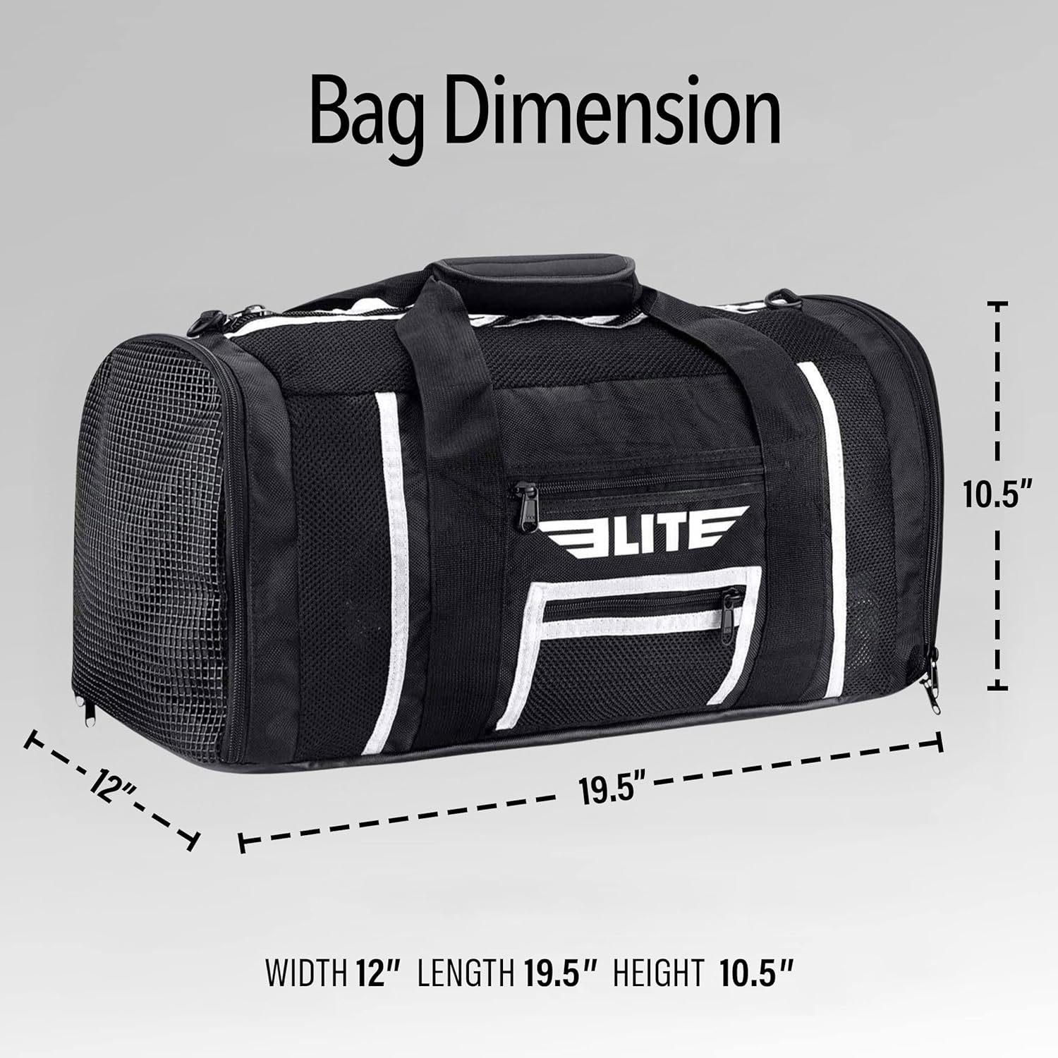 Athletic Boxing Gym Duffle Bag for MMA, BJJ, Jiu Jitsu