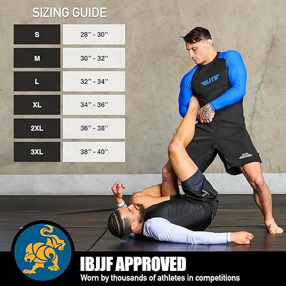 Elite BJJ Shorts for Men MMA & Jiu Jitsu Training Wear