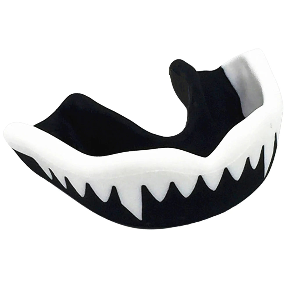 Boxing Gum Shield Mouth Guard with Storage Box MMA Martial Arts Mouth Guard Adults Junior Mouth Guard for Contact Combat Sport