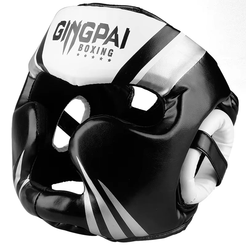 Gingpai Durable Muay Thai Kickboxing Helmet Impact-Resistant Trainer