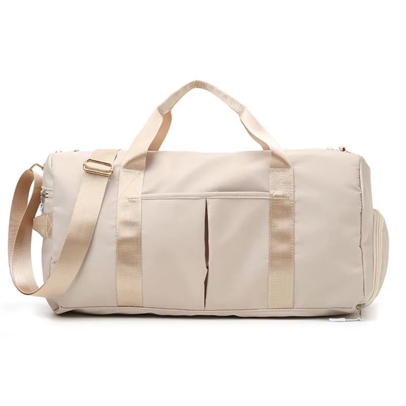 Lightweight Women’s Gym Bag Spacious Handbag with Shoe Compartment for Yoga
