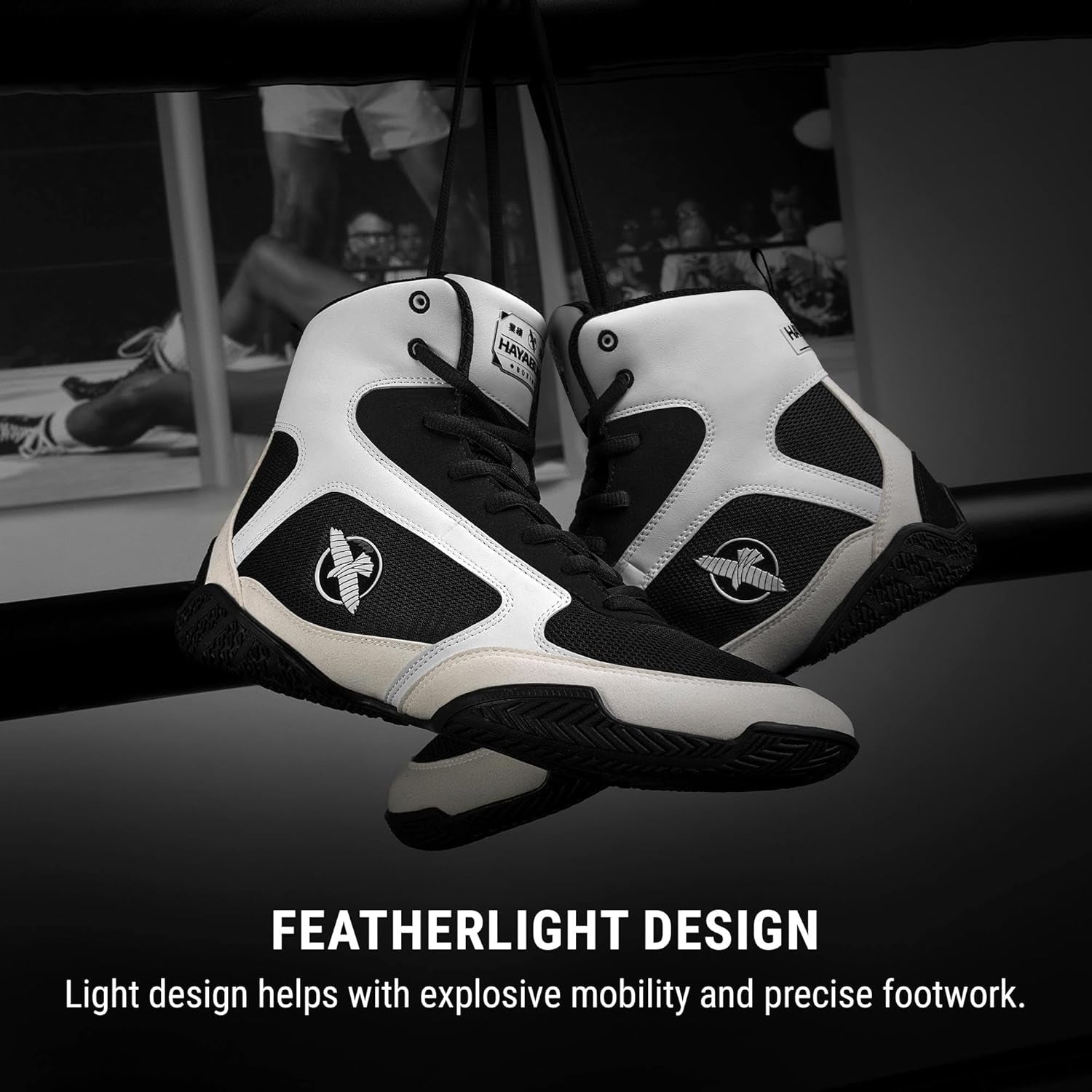 HAYABUSA Pro Boxing Shoes High-Performance Footwear for Boxing Training