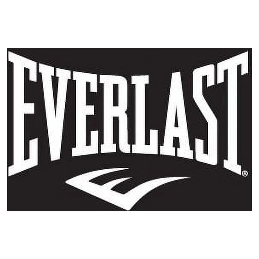 Everlast Black Boxing Gloves Wristwrap Design for Heavy Bag Workouts