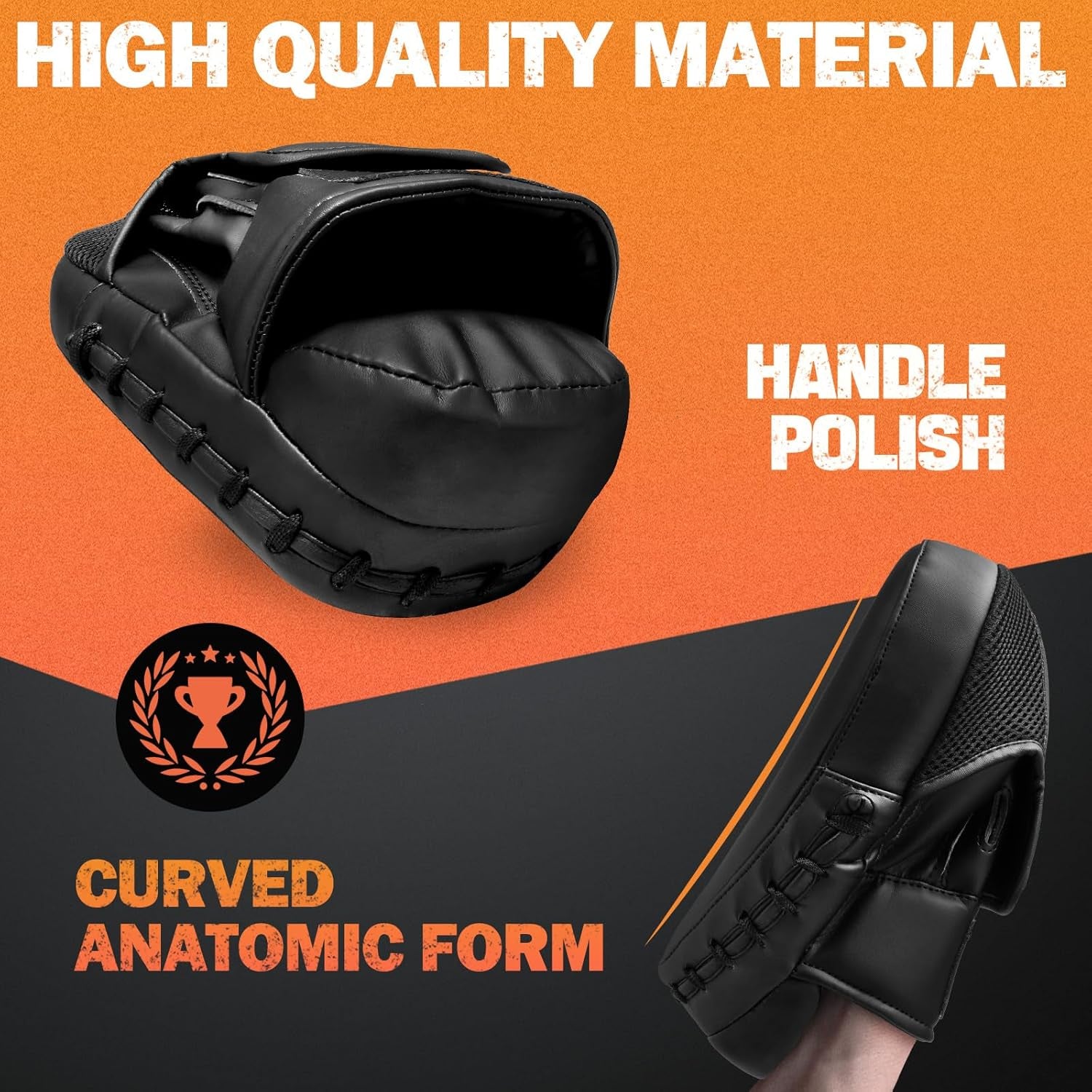 Fiving Leather Punch Mitts & Boxing Pads Designed for Effective Martial Arts & boxing