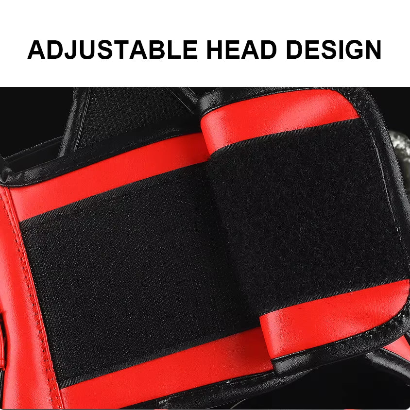 Gingpai Durable Muay Thai Kickboxing Helmet Impact-Resistant Trainer