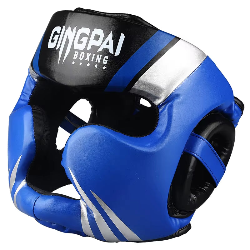 Gingpai Durable Muay Thai Kickboxing Helmet Impact-Resistant Trainer