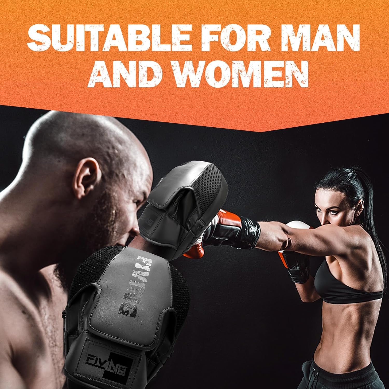 Fiving Leather Punch Mitts & Boxing Pads Designed for Effective Martial Arts & boxing