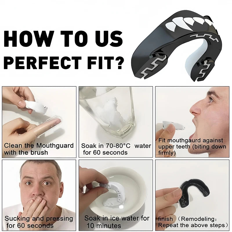 Teeth Protector Mouthguard Ideal for Boxing, MMA, Hockey, Football & Lacrosse