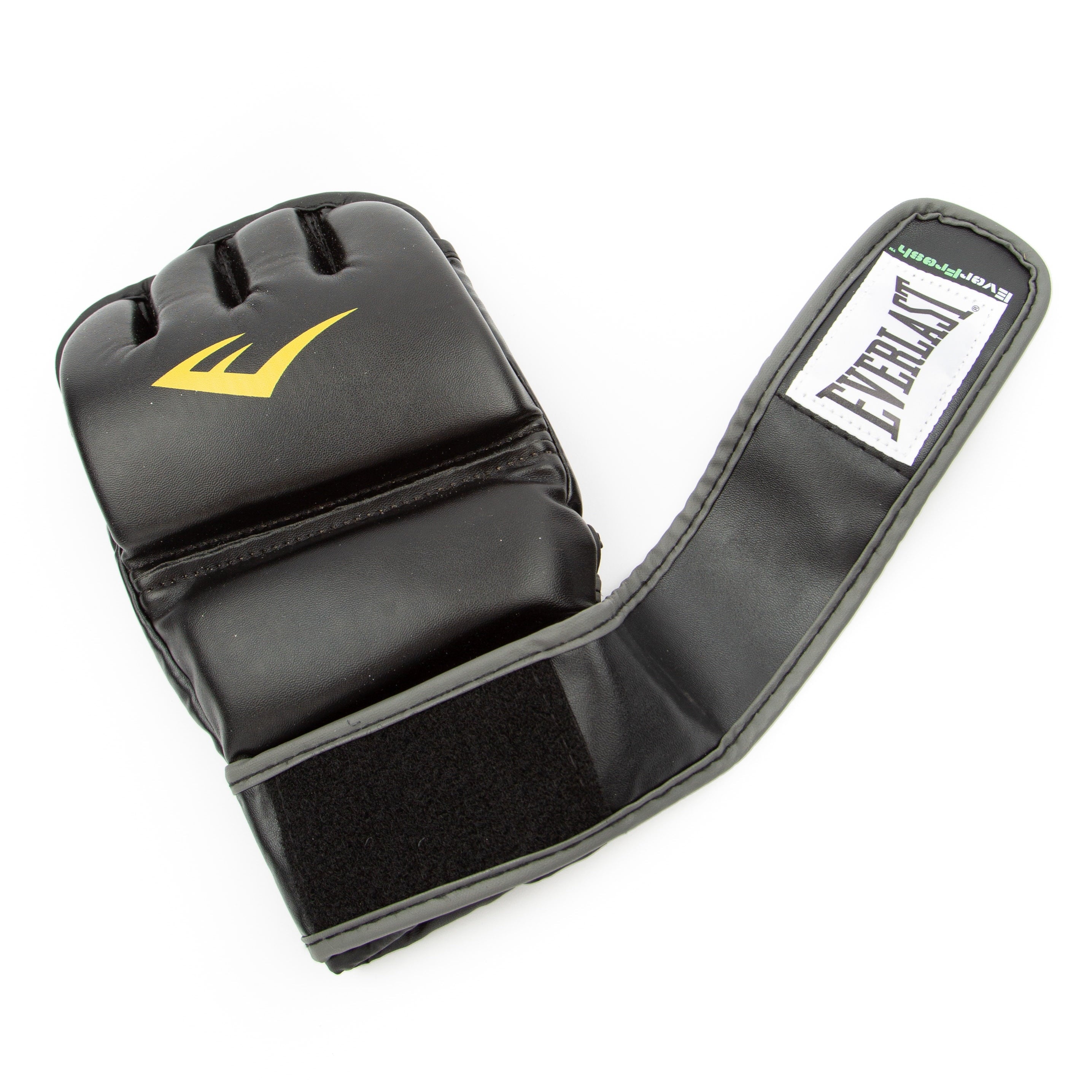 Everlast Black Boxing Gloves Wristwrap Design for Heavy Bag Workouts