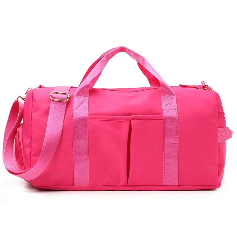 Lightweight Women’s Gym Bag Spacious Handbag with Shoe Compartment for Yoga